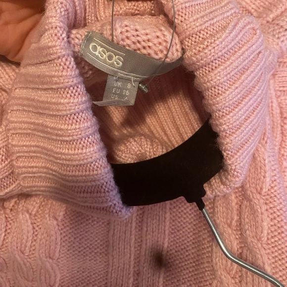 ASOS  cold shoulders pullover in pink - Picture 5 of 7